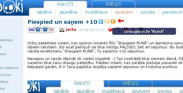 Nospiežot pogu quotdraugiem... Autors: jacky Piespied un saņem +10