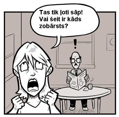 Autors: elements Latviskoti komiksi.