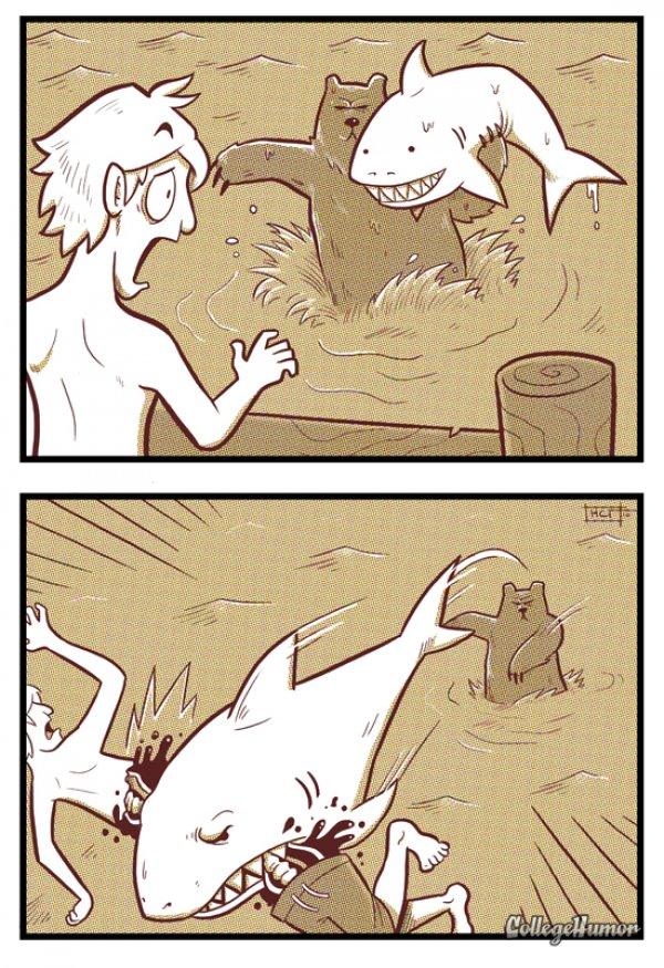 Autors: sundin7070 Shark Attack Komikss