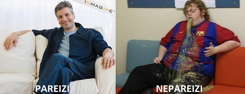 Sēdēšana uz dīvāna Autors: Damien Pareizi vs. nepareizi