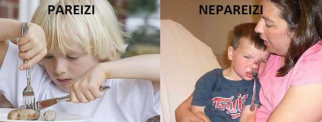 Ēšana ar dakšiņu Autors: Damien Pareizi vs. nepareizi