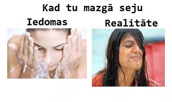 Iedomas VS Realitāte 4