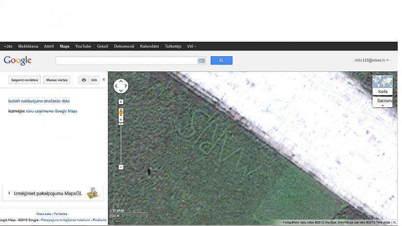 Māris D Autors: Banan4iks GoogleMaps atklājums.