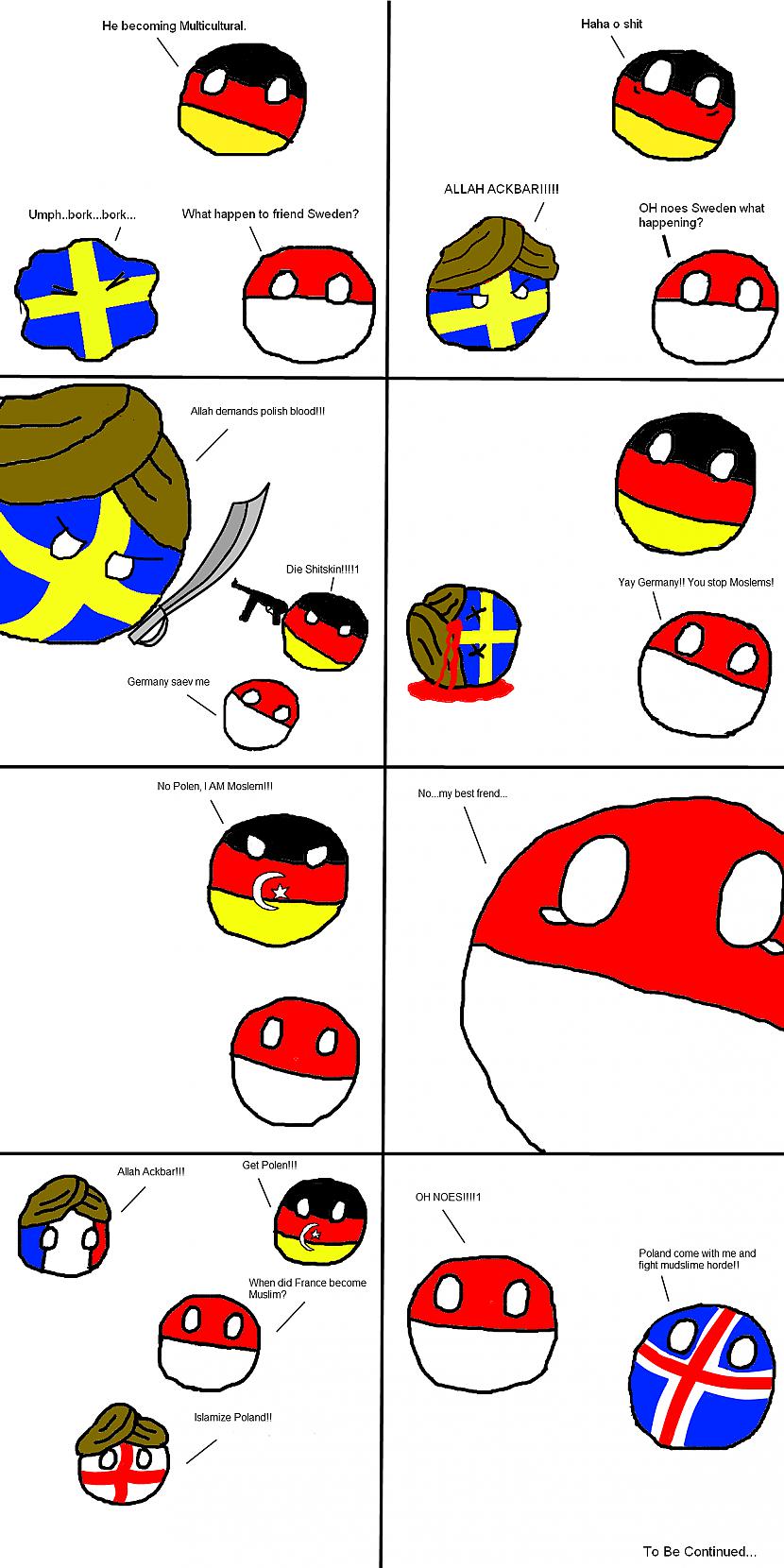 Autors: NaaniGateris Polandball un citas karogbumbas.