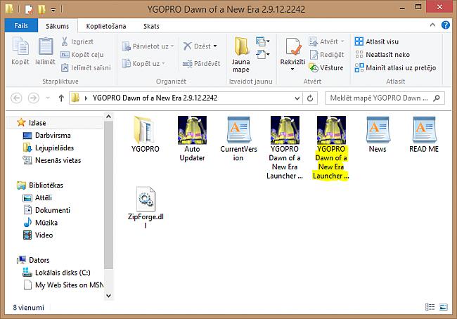 Pēc aptuveni 300400 MB lielā... Autors: arvislacis YGOPRO Dawn of a New Era apskats