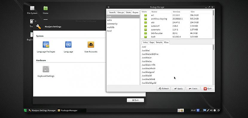 Vienmēr visjaunākaisManjaro... Autors: arvislacis Manjaro Linux XFCE 0.8.7 apskats