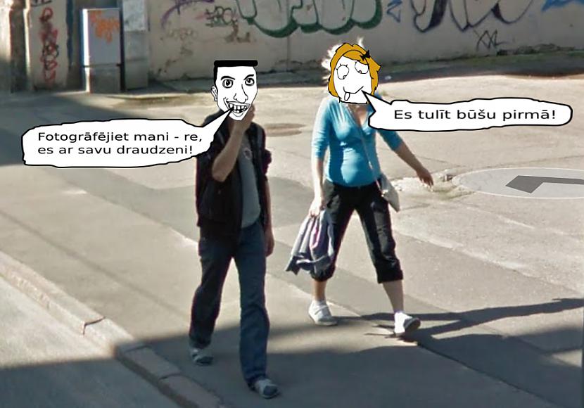 pārītis Autors: Strāvonis Uz Google maps bāzētie komiksi #1