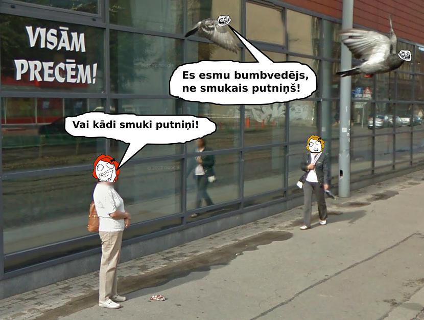 balodis Autors: Strāvonis Uz Google Maps bāzētie komiksi #3