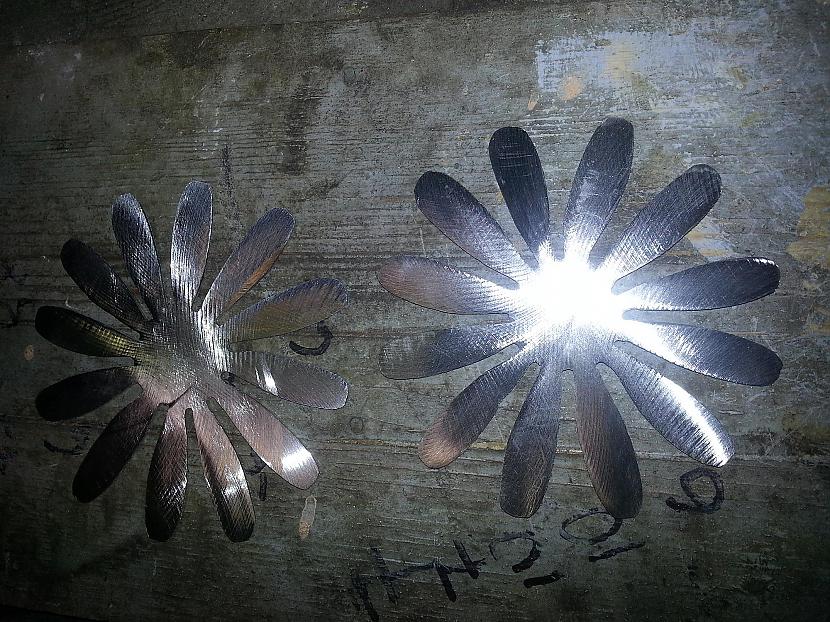 Autors: kpot DIY. Flower, Daisy From metal
