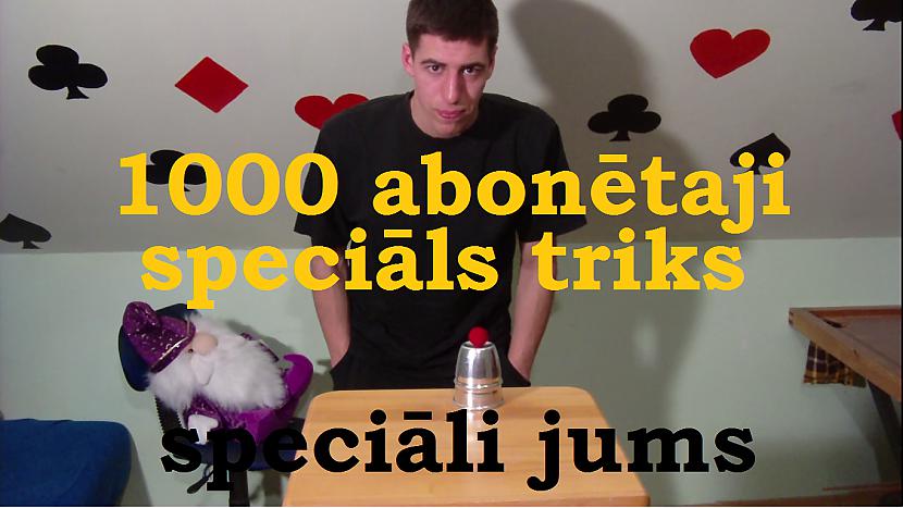 Autors: Edžus 1000 Abonētāju speciālais triks