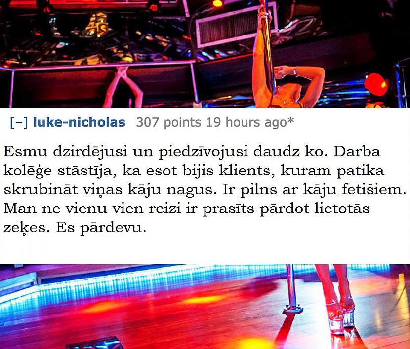 Autors: kaķūns Uzjautrinoši: ko tik klienti neprasa striptīzdejotājām :D