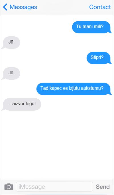 Autors: matilde 22 SMS, kas izraisa nevēlamas galvassāpes! Varbūt vienkārši neraksti man?