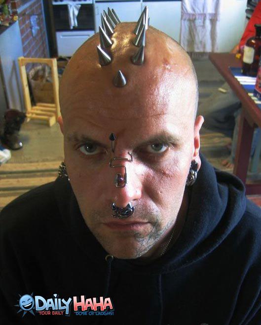 Dzeļoņi galvā Jā Tiek... Autors: Nilsons15 Body Modifications - Ķermeņa modifikācijas?! (1. daļa)