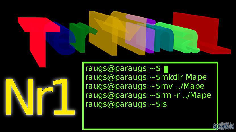 Autors: Strāvonis Darbs ar terminālu Nr1