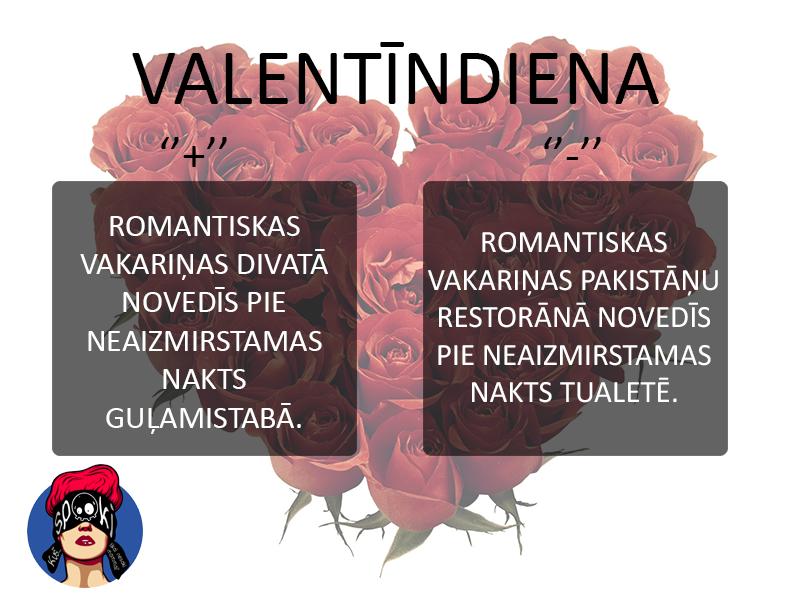 Autors: matilde Valentīndiena: Kādi ir plusi un mīnusi?