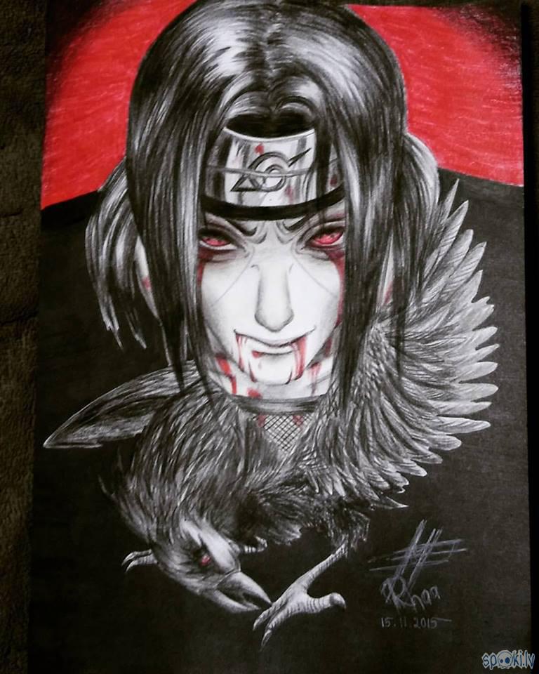 Itachi Uchiha Naruto Autors: Rhaa Sketchbook #3