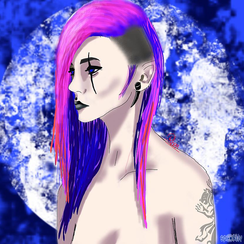 Pirmais digitāli zīmētais... Autors: Rhaa Sketchbook #3