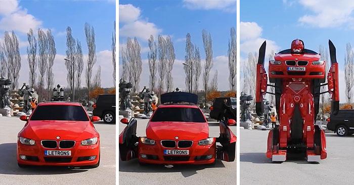 Autors: matilde Turku inženieri izveidoja īstu BMW transformeri