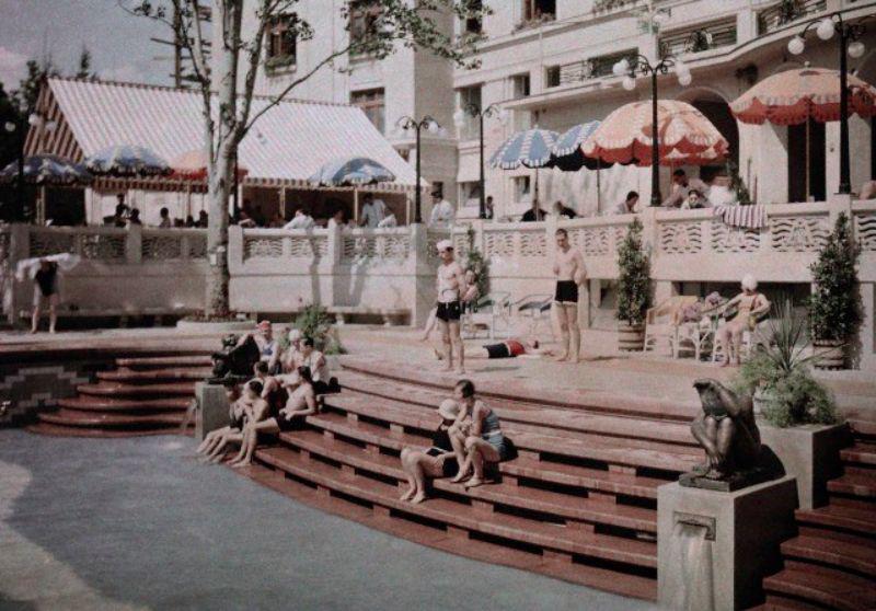 1930 cilvēki pie Lido āra... Autors: Lestets Retas bildes no Rumānijas pēc 1930. gada.