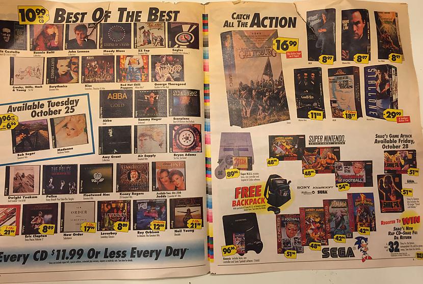 Shaq Fu priekscaron Super... Autors: Lestets Reklāmas katalogs no 1994. g.
