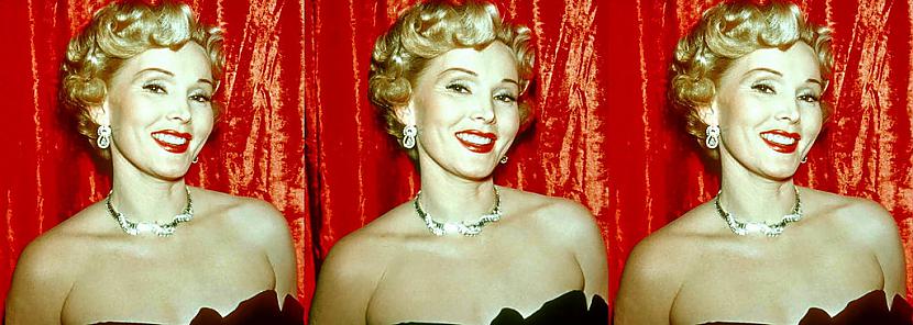 Zsa Zsa Gabora Autors: Lestets Holivudas aktrises 3D fotogrāfijās