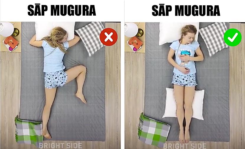 Ja Tev sāp mugura tad paliec... Autors: matilde Padomdevējs veselīgam miegam