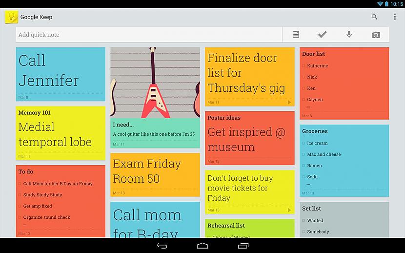 Google KeepPēc ColorNote... Autors: Werkis2 Piezīmju programmas