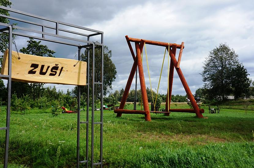Sāksim ar to braucot par P4... Autors: Sabīna Tīna Iepazīsti Ogres novadu. 1.daļa. ĶEIPENE- Šūpoļu parks "Zuši"
