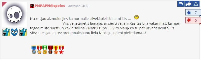 Jau pirmajā komentārā... Autors: FoxRio Kognitīvā Disonanse 2