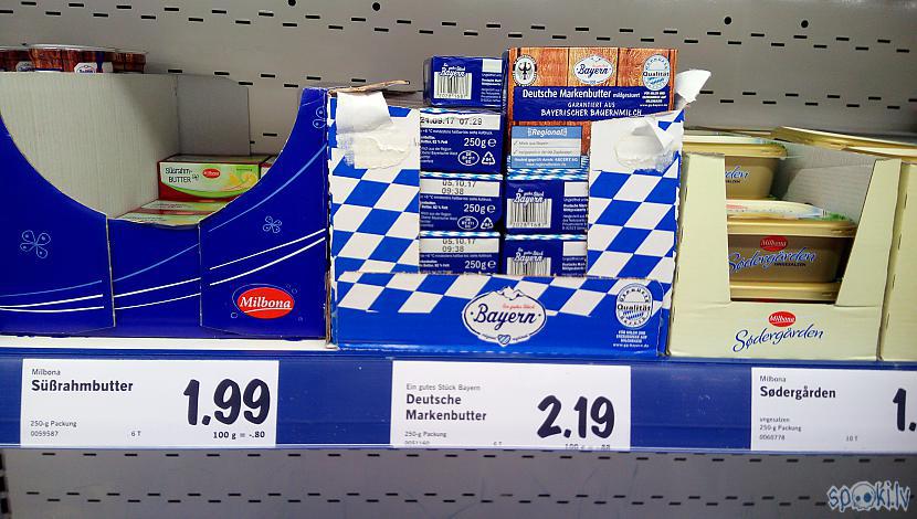 Sviests Deutche Markenbutter... Autors: Mahitoo Pārtikas izmaksas Latvijā un Vācijā
