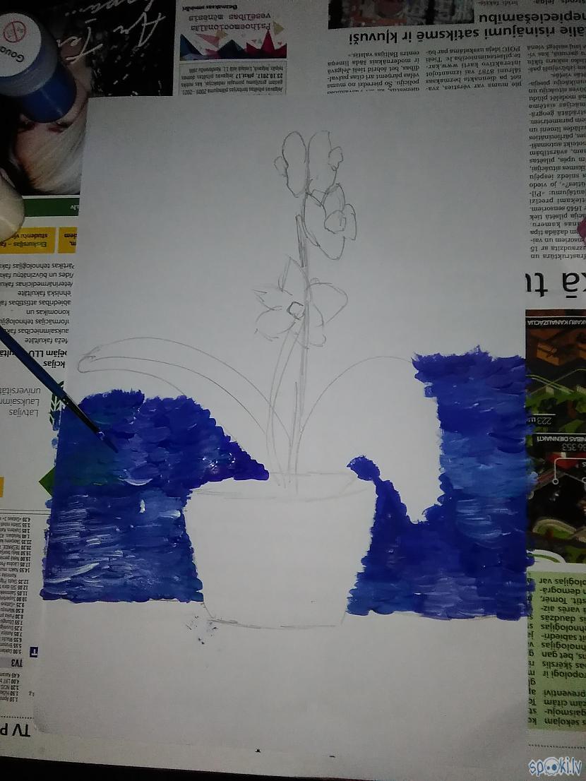 Tālāk izmantojot zilos... Autors: Dumpweed Pirmās iemaņas impresionismā #2