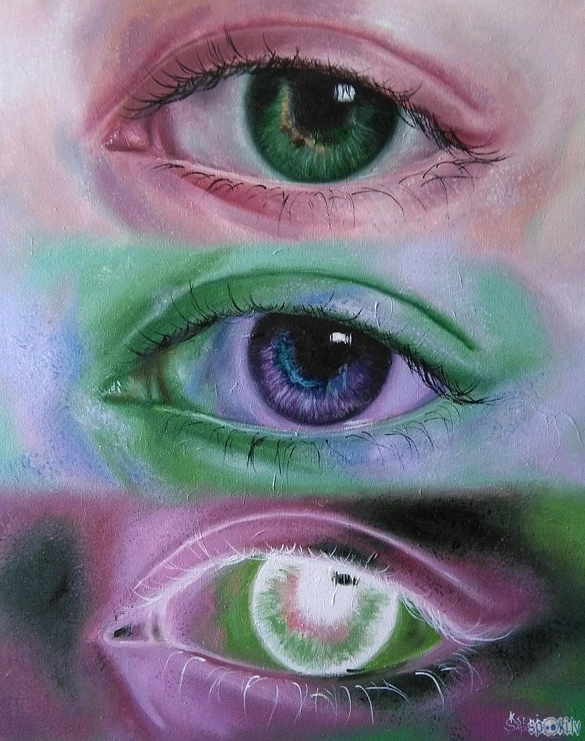 Eļļa 40x50cm Autors: Altofobija Radījumi un neradījumi 2
