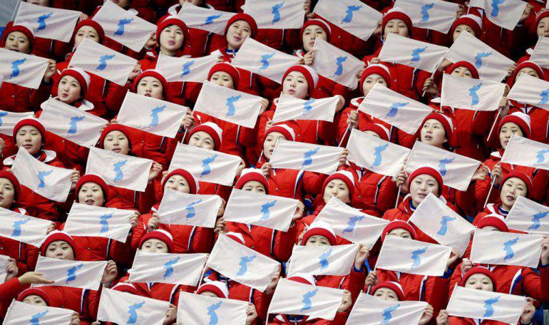 Ziemeļkorejas profesionālās... Autors: 100 A 22 spēcīgākie foto no 2018. gada olimpiādes!
