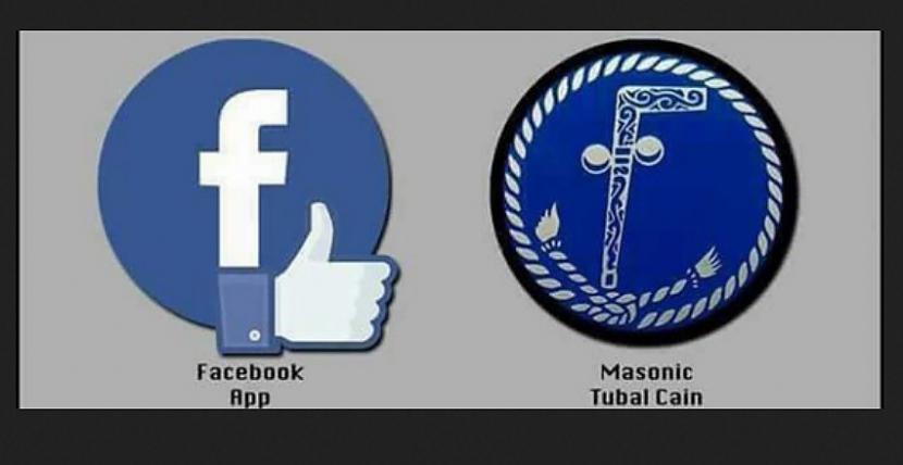 Facebook aplikācija un... Autors: Lestets Ezotēriskie simboli lielāko kompāniju emblēmās