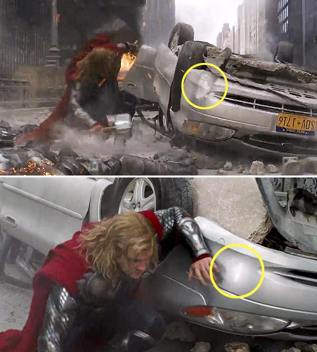 Filmā Atriebēji The Avangers... Autors: Geimeris 15 NEPIEDODAMAS filmu kļūdas!