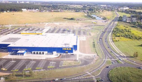 Autors: es tēvocis IKEA būvniecība pabeigta (Jūlijs 2018) Rīga, Latvija, Juglas iela
