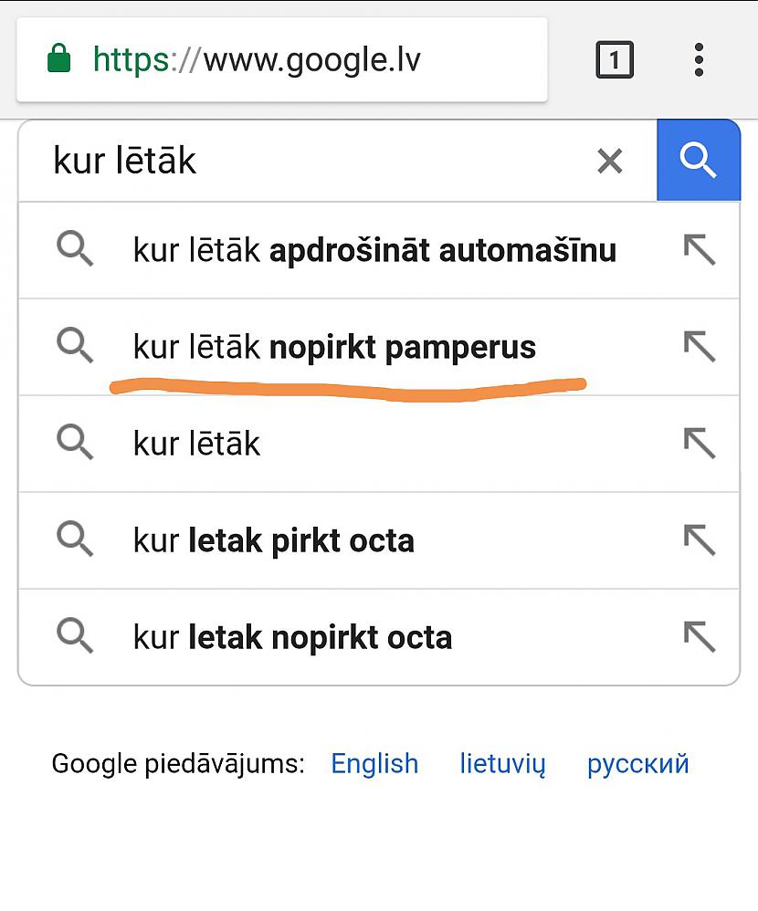 Esam tikuši līdz pēdējam... Autors: ORGAZMO Ko latvieši visbiežāk meklē Googlē?