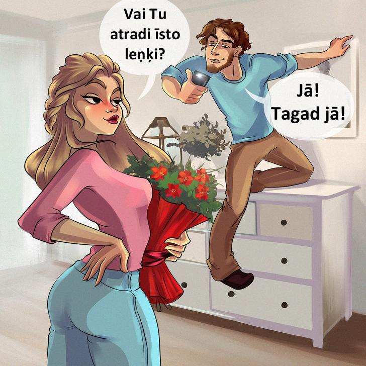 Un dažreiz bet ne visu laiku... Autors: matilde 12 mīlīgi komiksi, kas parāda to, kāpēc sievietei vispār ir vajadzīgs vīrietis