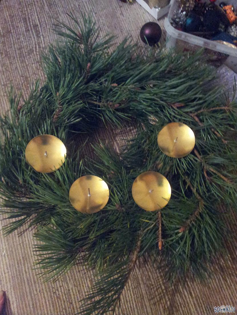 Saduram svecturus Te nu ka... Autors: minkas2014 Adventes dekors