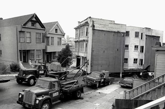 Autors: Lestets Kā Sanfrancisko pārvietoja mājas