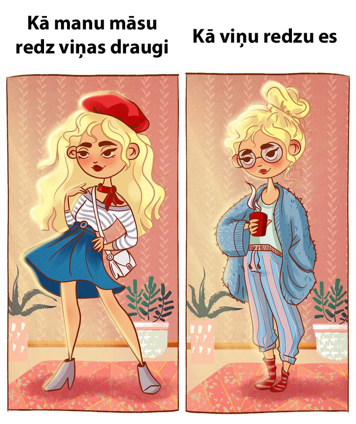 Autors: matilde 13 komiksi par māsu dzīvi «kādreiz» un «tagad». Vai atpazīstat tajos sevi?
