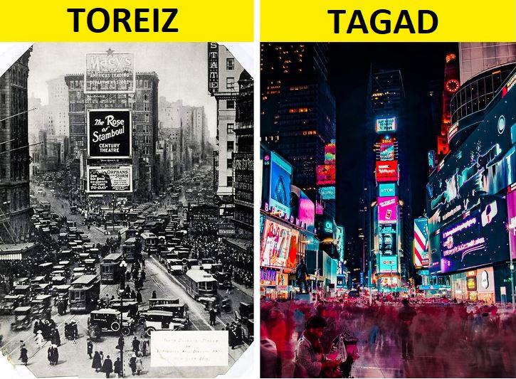 Kad reklāma vēl bija tikai... Autors: Lestets 16 trāpīgas ilustrācijas par to, kā pasaule ir mainījusies 100 gadu laikā