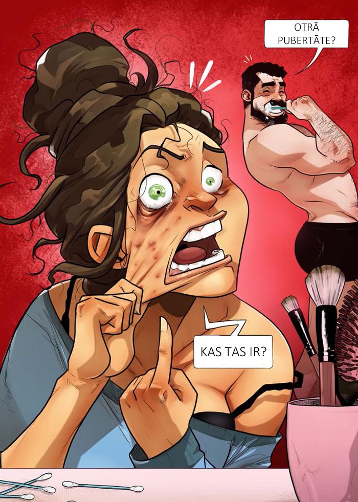 Turpinot ar to ka sievietes... Autors: matilde 9 jaukas ilustrācijas, kas lieliski atspoguļo bērniņa gaidīšanas laiku
