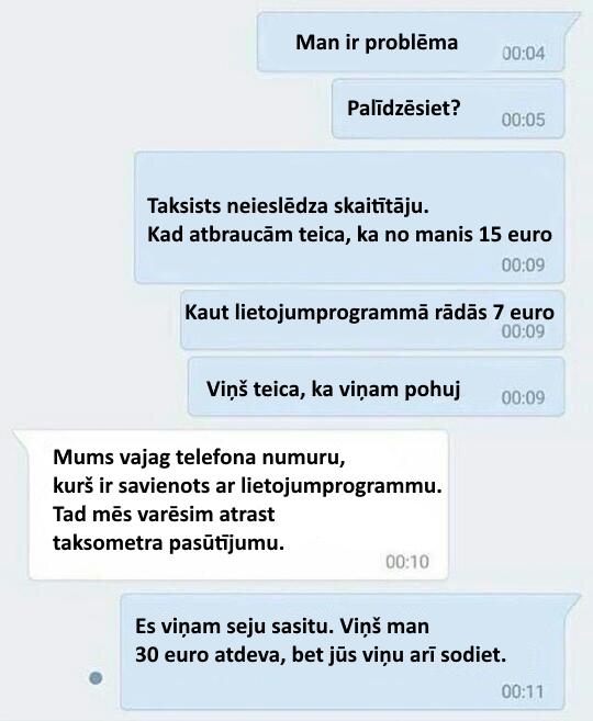 Apvainoja tevi taksometra... Autors: nikrider Ikdienas triki, kurus vēlēsies izmēģināt