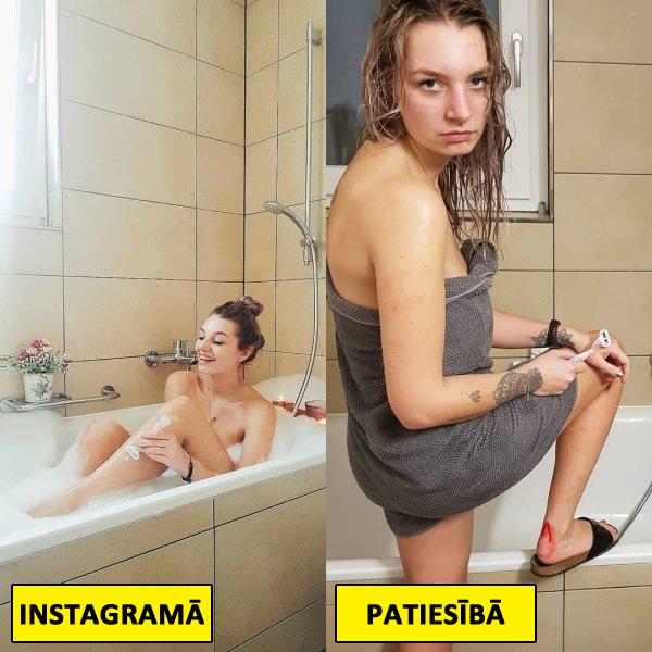 Autors: matilde «Instagrams» vs «Realitāte»: lūk, kā patiesībā viss izskatās