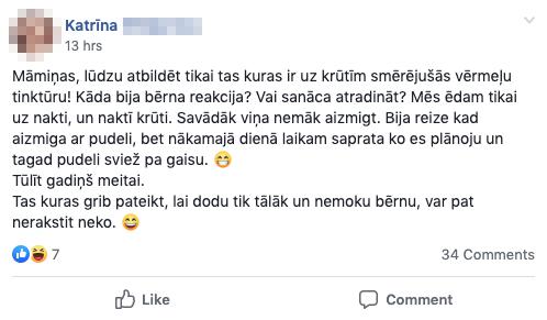 nbspSveika Katrīna Lai arī... Autors: Dzerbudists Loģiskas atbildes uz facebook “Atsaucīgo māmiņu foruma” jautājumiem