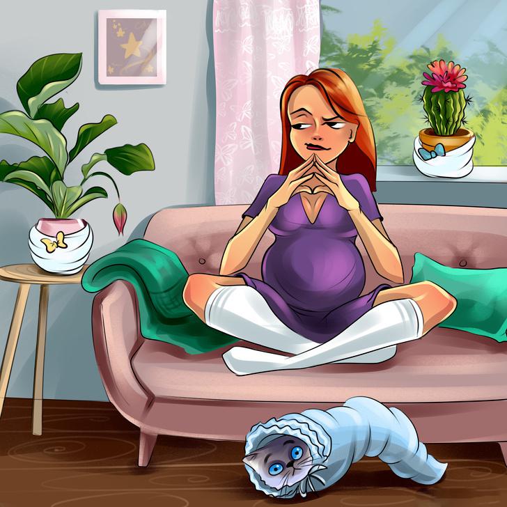 nbspIr ļoti nopietni... Autors: matilde 14 ilustrācijas, kas parāda to, cik patiesībā grūta ir grūtnieces dzīve