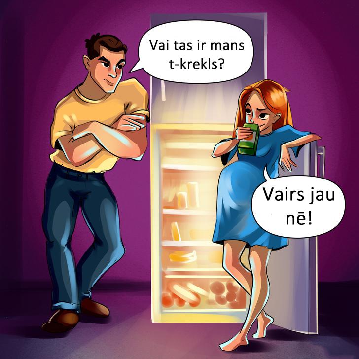 nbspBet reti kura grūtniece... Autors: matilde 14 ilustrācijas, kas parāda to, cik patiesībā grūta ir grūtnieces dzīve