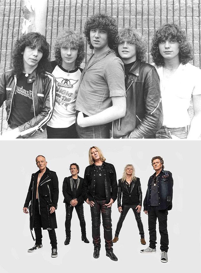 nbspDef Leppard ir angļu... Autors: matilde Leģendāru grupu fotogrāfijas pirms un pēc viņi kļuva slaveni