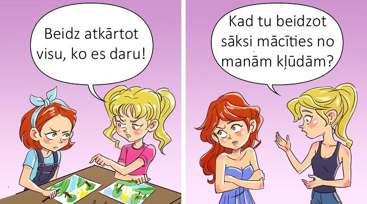 nbspMazākā māsa vienmēr kopē... Autors: matilde 12 ilustrācijas, kurās perfekti attēlotas māsu attiecības